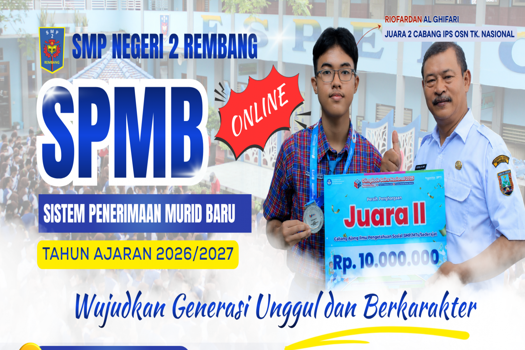 Petunjuk Pelaksanaan SPMB SMP Negeri 2 Rembang Tahun Ajaran 2026/2027